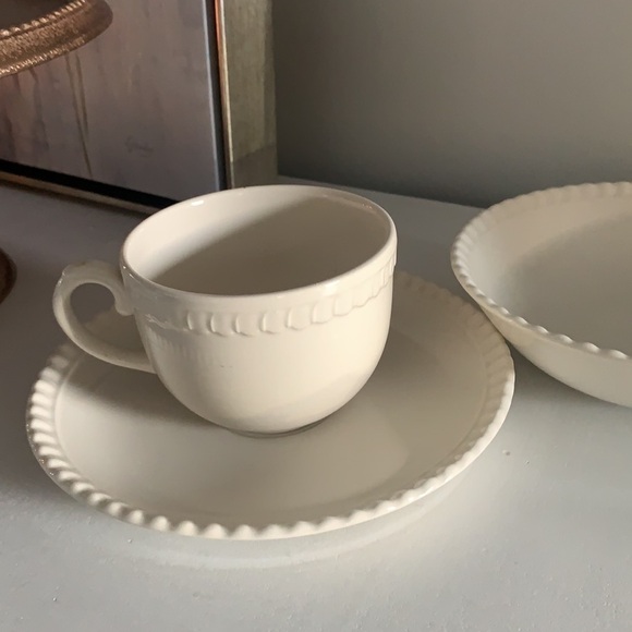 Royal‎ Stafford Portsmouth Luncheon Set Of 3 Coffee Mug Saucer Cereal Bowl - Picture 1 of 14